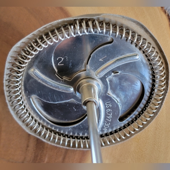 Bonjour Stainless Coffee French Press/Creamer RARE Steampunk Modern Retro - Picture 14 of 16